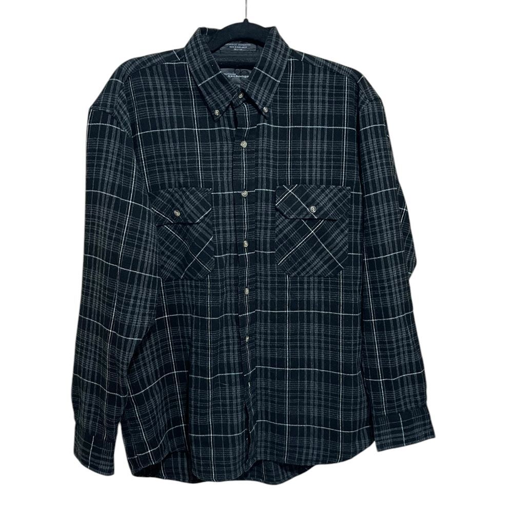 Outdoor Exchange Men's Plaid Button Down Shirt‎ Casual Size M Lumberjack